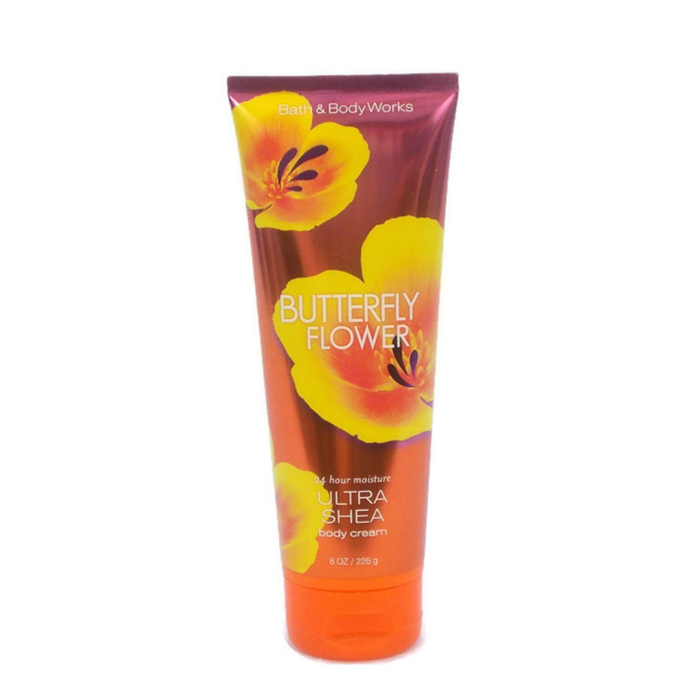 Bath & Body Works BUTTERFLY FLOWER Body Cream 8 Oz